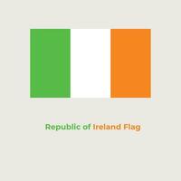 das Irland Flagge vektor
