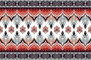 abstrakt etnisk gräns mönster design. aztec tyg textil- mandala dekorativ. stam- inföding motiv traditionell broderi vektor bakgrund