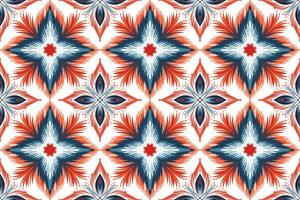 abstrakt etnisk sömlös mönster design. aztec tyg matta boho mandalas dekorerad. stam- inföding motiv traditionell broderi vektor bakgrund