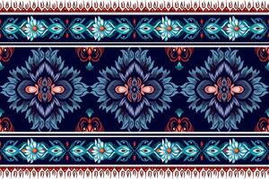 abstrakt etnisk gräns mönster design. aztec tyg textil- mandala dekorativ. stam- inföding motiv traditionell broderi vektor bakgrund