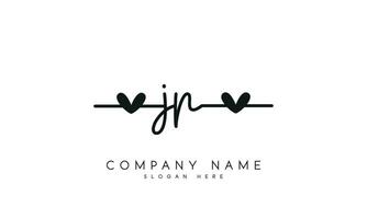 Handschrift jr Logo Design. jr Logo Design Vektor Illustration auf Weiß Hintergrund. kostenlos Vektor