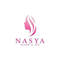 Schönheit Logo Kosmetika Salon und Spa Frauen Vektor Symbol Symbol minimalistisch Illustration Design