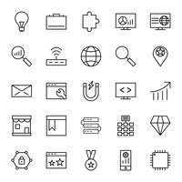 Satz von Vector SEO Search Engine Optimization Icons