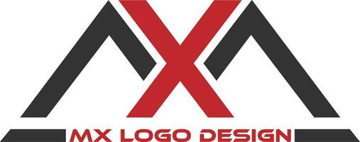 mx-Logo-Design vektor