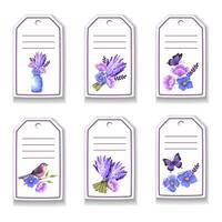 botaniska kort med blommor, fjäril, fåglar, löv. vårprydnadskoncept. blommig affisch, bjud in. vektor layout dekorativa gratulationskort eller inbjudan design bakgrund. handritad illustration