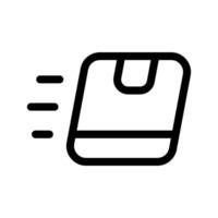 snabb leverans ikon vektor symbol design illustration