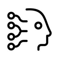 Roboter Symbol Vektor Symbol Design Illustration