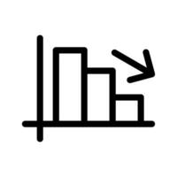 verringern Symbol Vektor Symbol Design Illustration