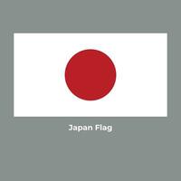 das Japan Flagge vektor