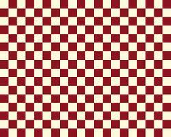 rot und Weiß Gingham klassisch Muster vektor