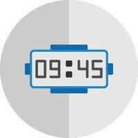 Digitaluhr-Vektor-Icon-Design vektor