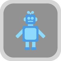 Roboter-Vektor-Icon-Design vektor