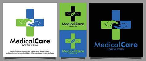 logotyp för hälsa tjänster mall vektor