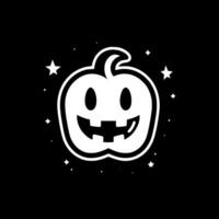 Halloween - - minimalistisch und eben Logo - - Vektor Illustration