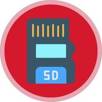 SD-Karten-Vektor-Icon-Design vektor