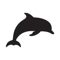 delfin silhuett vektor
