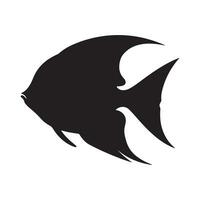 Kaiserfisch Silhouette Vektor