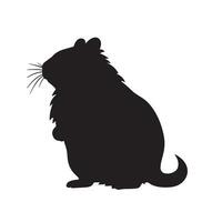 Hamster Silhouette Vektor