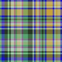 Hintergrund Textur Plaid von Stoff Textil- Vektor mit ein Muster nahtlos Tartan überprüfen.