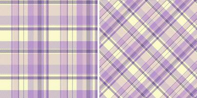 textur bakgrund kolla upp av pläd vektor textil- med en mönster tyg tartan sömlös.