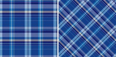 nahtlos Textil- Hintergrund von Vektor Tartan Plaid mit ein Muster prüfen Textur Stoff.