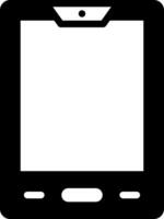 solide Symbol zum Tablets vektor