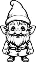 söt gnome vektor illustration