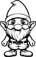 söt gnome vektor illustration