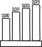 tillväxt företag ikon symbol vektor bild. illustration av de framsteg översikt infographic strategi utveckling design bild