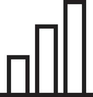 Wachstum Geschäft Symbol Symbol Vektor Bild. Illustration von das Fortschritt Gliederung Infografik Strategie Entwicklung Design Bild