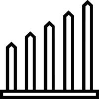 Wachstum Geschäft Symbol Symbol Vektor Bild. Illustration von das Fortschritt Gliederung Infografik Strategie Entwicklung Design Bild