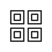 qr Code Symbol Abbildungen Vektor Grafik