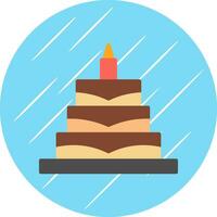 Geburtstag Kuchen Vektor Symbol Design