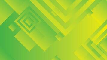 abstrakt grön och gul lutning bakgrund med rektangel rader vektor