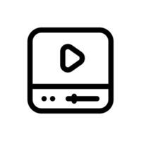 uppkopplad video ikon i trendig platt stil isolerat på vit bakgrund. uppkopplad video silhuett symbol för din hemsida design, logotyp, app, ui. vektor illustration, eps10.