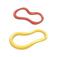 Gummi Bands Symbol Karikatur Illustration Vektor