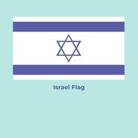 das Israel Flagge vektor