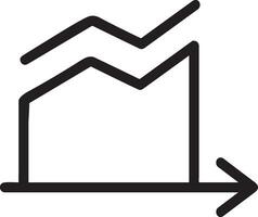 Wachstum Geschäft Symbol Symbol Vektor Bild. Illustration von das Fortschritt Gliederung Infografik Strategie Entwicklung Design Bild