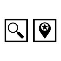 Satz von Vector SEO Search Engine Optimization Icons