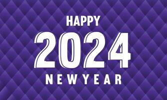 2024 Lycklig ny år baner vektor