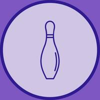 Bowling-Pin-Vektor-Symbol vektor