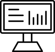 Statistiken Vektor Symbol Design