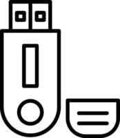 USB Stick Vektor Symbol Design