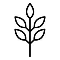 Pflanze Vektor Symbol, geradlinig Stil Symbol, von Landwirtschaft Symbole Sammlung, isoliert auf Weiß Hintergrund.