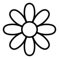 Blume Vektor Symbol, geradlinig Stil Symbol, von Landwirtschaft Symbole Sammlung, isoliert auf Weiß Hintergrund.