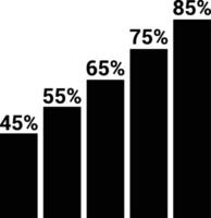 tillväxt företag ikon symbol vektor bild. illustration av de framsteg översikt infographic strategi utveckling design bild