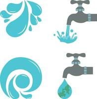 Welt Wasser Tag mit eben Design. Vektor Illustration