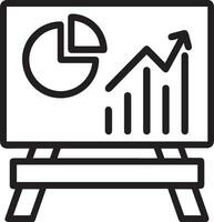 Wachstum Geschäft Symbol Symbol Vektor Bild. Illustration von das Fortschritt Gliederung Infografik Strategie Entwicklung Design Bild