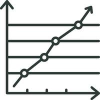 tillväxt företag ikon symbol vektor bild. illustration av de framsteg översikt infographic strategi utveckling design bild