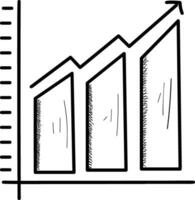 tillväxt företag ikon symbol vektor bild. illustration av de framsteg översikt infographic strategi utveckling design bild